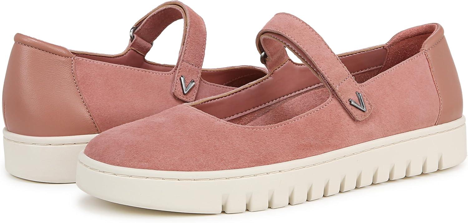 imageVionic Womens Uptown Mary JaneCinder Rose Suede