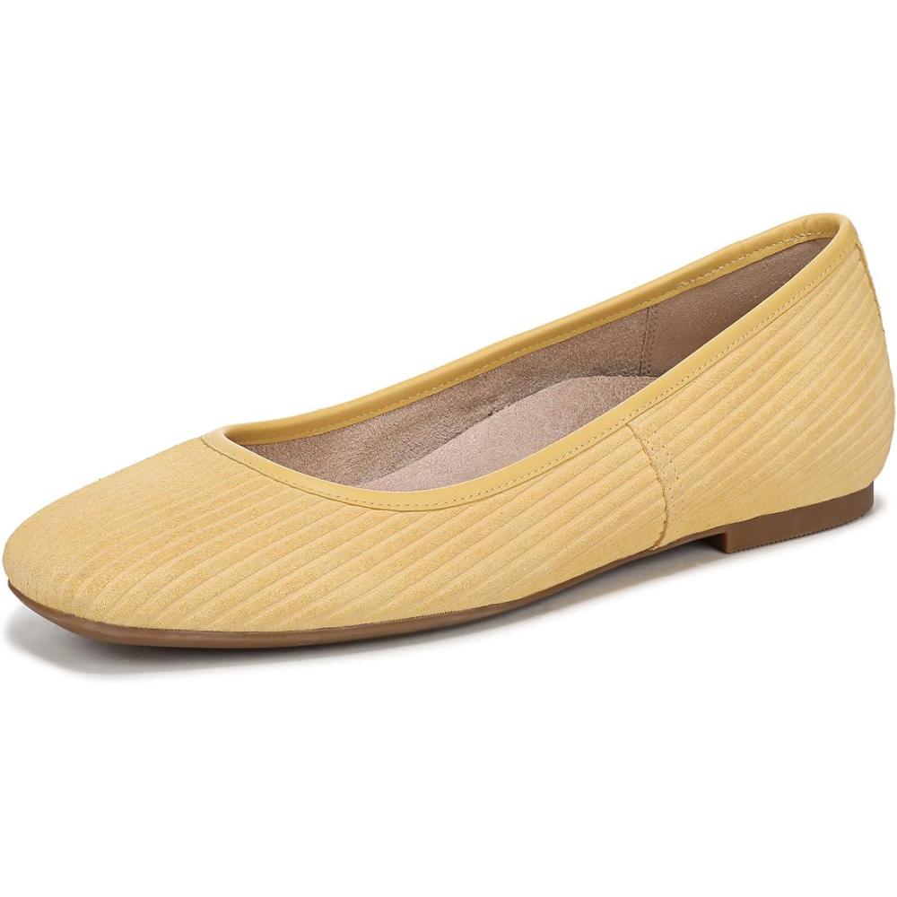 imageVionic Womens Orinda Ballet FlatCornsilk Yellow Sde