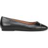 Vionic Women’s Klara Ballet Flat, Cameo Rose Leather(Black Leather)