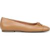 Vionic Women’s Klara Ballet Flat, Cameo Rose Leather(Brown Nappa Leather)