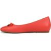 Vionic Women’s Klara Ballet Flat, Cameo Rose Leather(Cherry Tomato Leather)