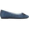 Vionic Women’s Klara Ballet Flat, Cameo Rose Leather(Dark Denim Croc Suede)