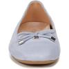 Vionic Women’s Klara Ballet Flat, Cameo Rose Leather(Skyway Blue Suede)