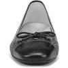Vionic Women’s Klara Ballet Flat, Cameo Rose Leather(Slate Grey Multi Woven Fabric)