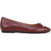Vionic Women’s Klara Ballet Flat, Cameo Rose Leather(Syrah Burgundy Leather)