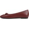 Vionic Women’s Klara Ballet Flat, Cameo Rose Leather(Syrah Burgundy Leather)