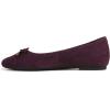 Vionic Women’s Klara Ballet Flat, Cameo Rose Leather(Winter Plum Suede)