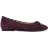 Vionic Women’s Klara Ballet Flat, Cameo Rose Leather(Winter Plum Suede)