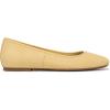 Vionic Women’s Orinda Ballet Flat(Cornsilk Yellow Sde)