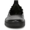 Vionic Womens Uptown Ballet Slip-ons(Black Leather)