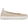 Vionic Womens Uptown Ballet Slip-ons(Soft Gold Leather)