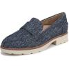 Vionic Womens Cleo Loafer(Dark Denim Acid Wash Denim)