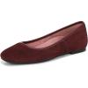 Vionic Women’s Orinda Ballet Flat(Cherry Jubilee Suede)