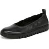 Vionic Womens Uptown Ballet Slip-ons(Black Leather)