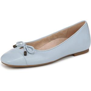 Vionic Women’s Klara Ballet Flat, Cameo Rose Leather(Blue Mist Leather)