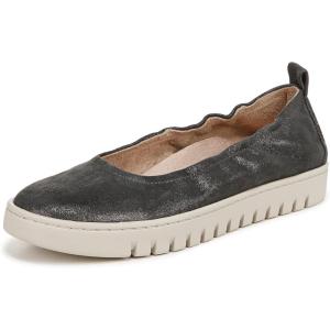 Vionic Womens Uptown Ballet Slip-ons(Polluted Silver Leather)