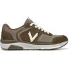Vionic Men’s Walk Strider Knit(Dark Olive Knit/Suede)