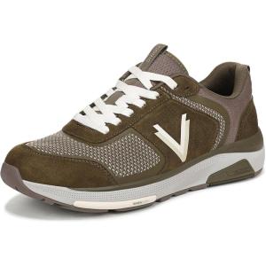 Vionic Men’s Walk Strider Knit(Dark Olive Knit/Suede)