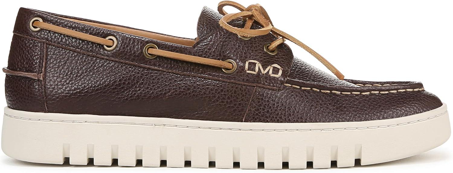image:imageVionic Mens Uptown BoatChocolate Ganache Brown Leather