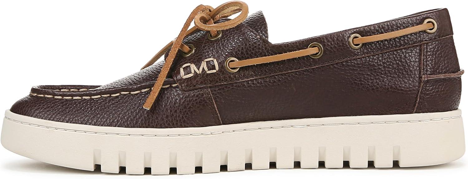 image:imageVionic Mens Uptown BoatChocolate Ganache Brown Leather