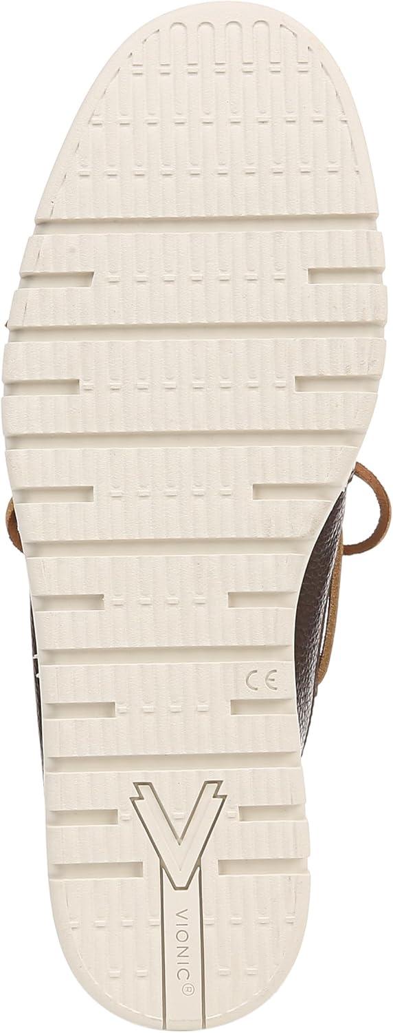 image:imageVionic Mens Uptown BoatChocolate Ganache Brown Leather