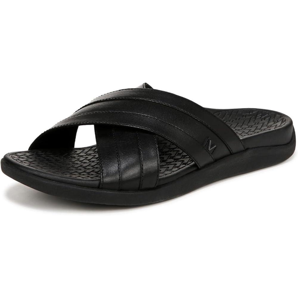 image:imageVionic Mens Tide SlideBlack Leather