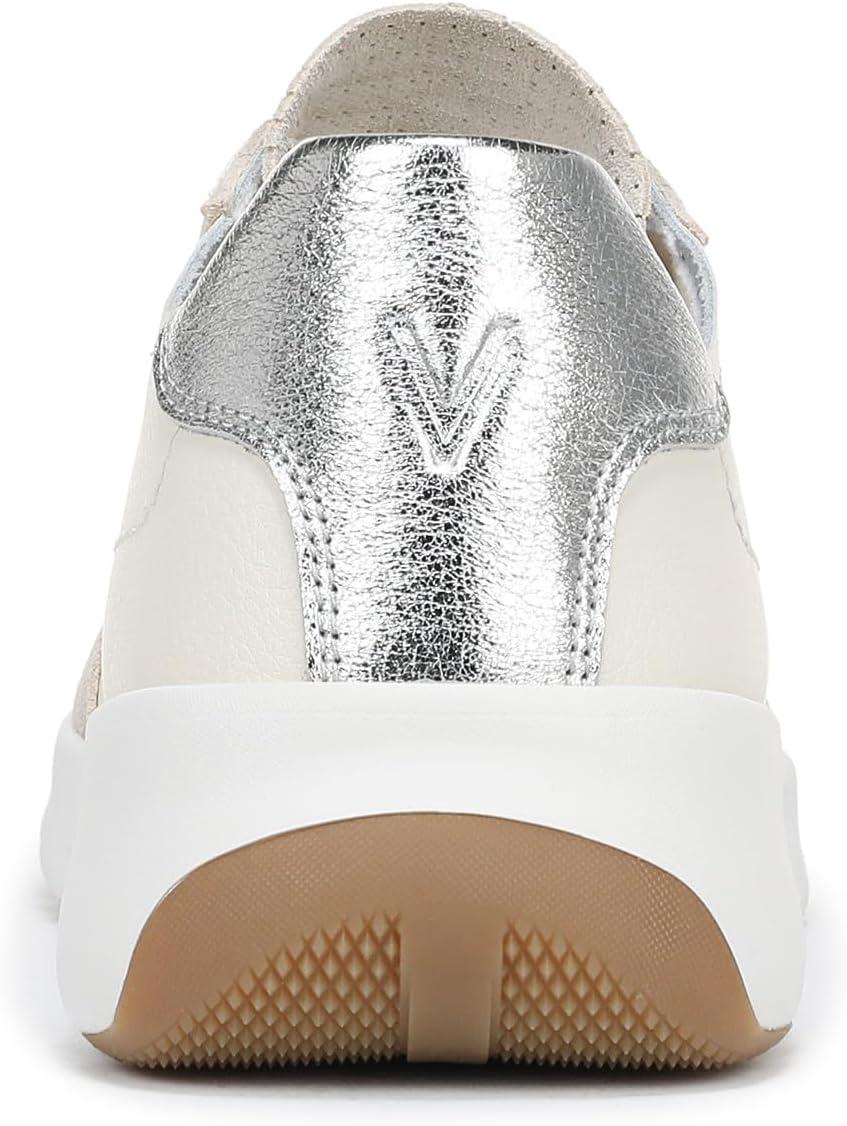 image:imageVionic Womens Uptown SneakerIvorySilver Leather and Suede