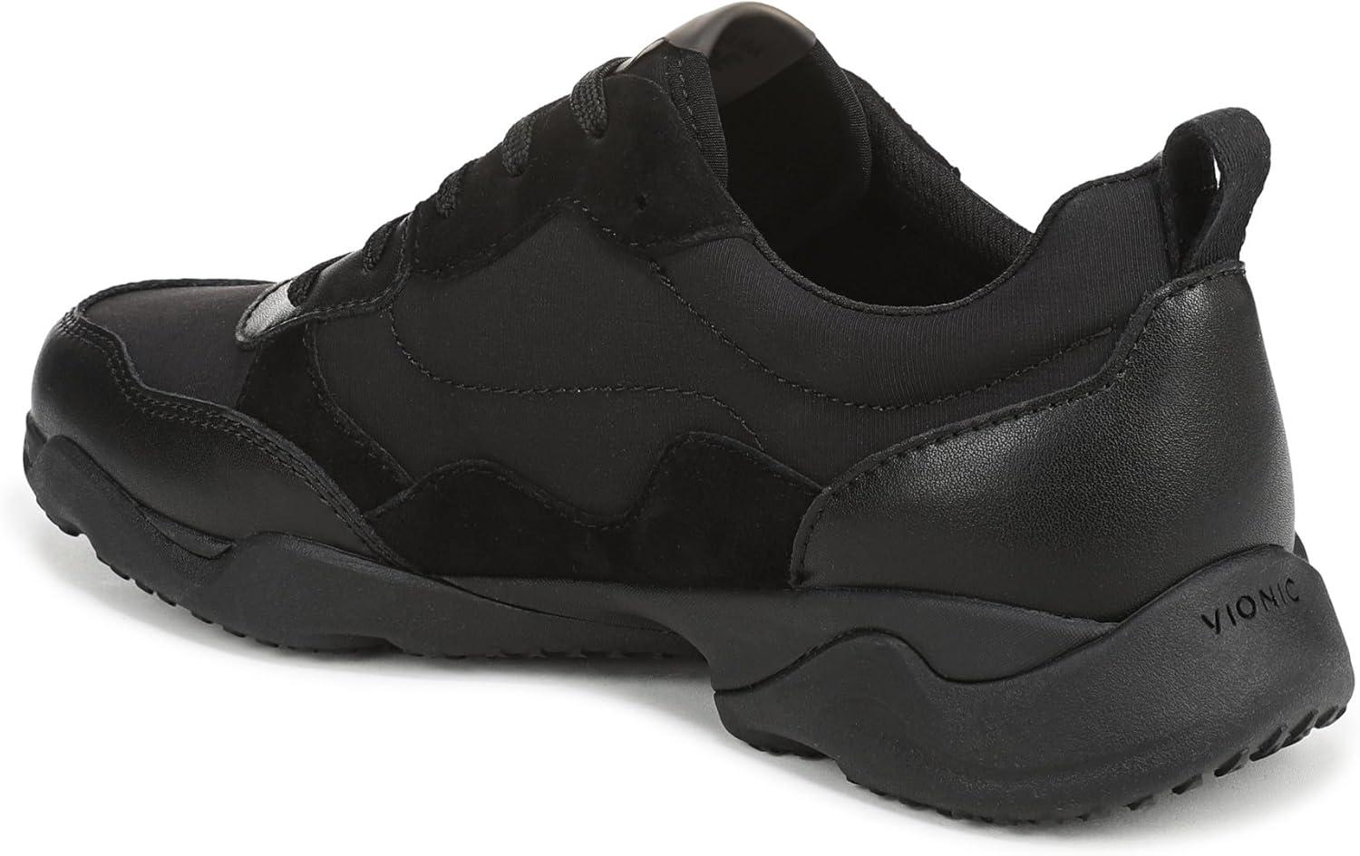 image:imageVionic Womens Walk Slim GlideBlack Nylon Leather