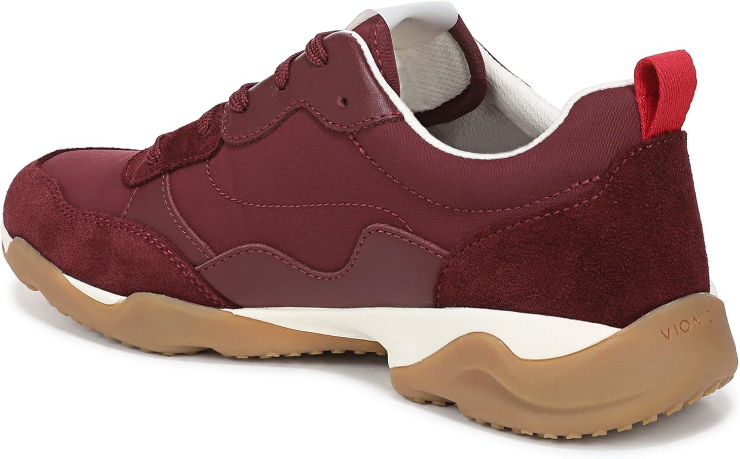 image:imageVionic Womens Walk Slim GlideCherry Jubilee LeatherSuede