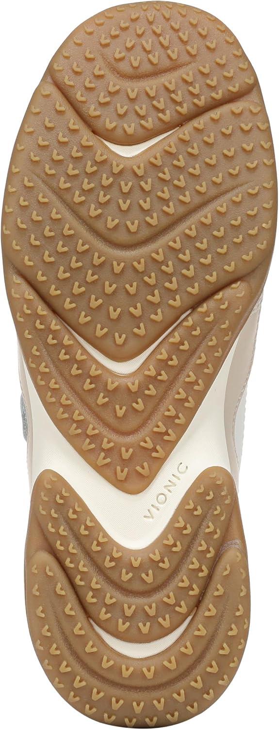 image:imageVionic Womens Walk Slim GlideIvory Leather and Suede