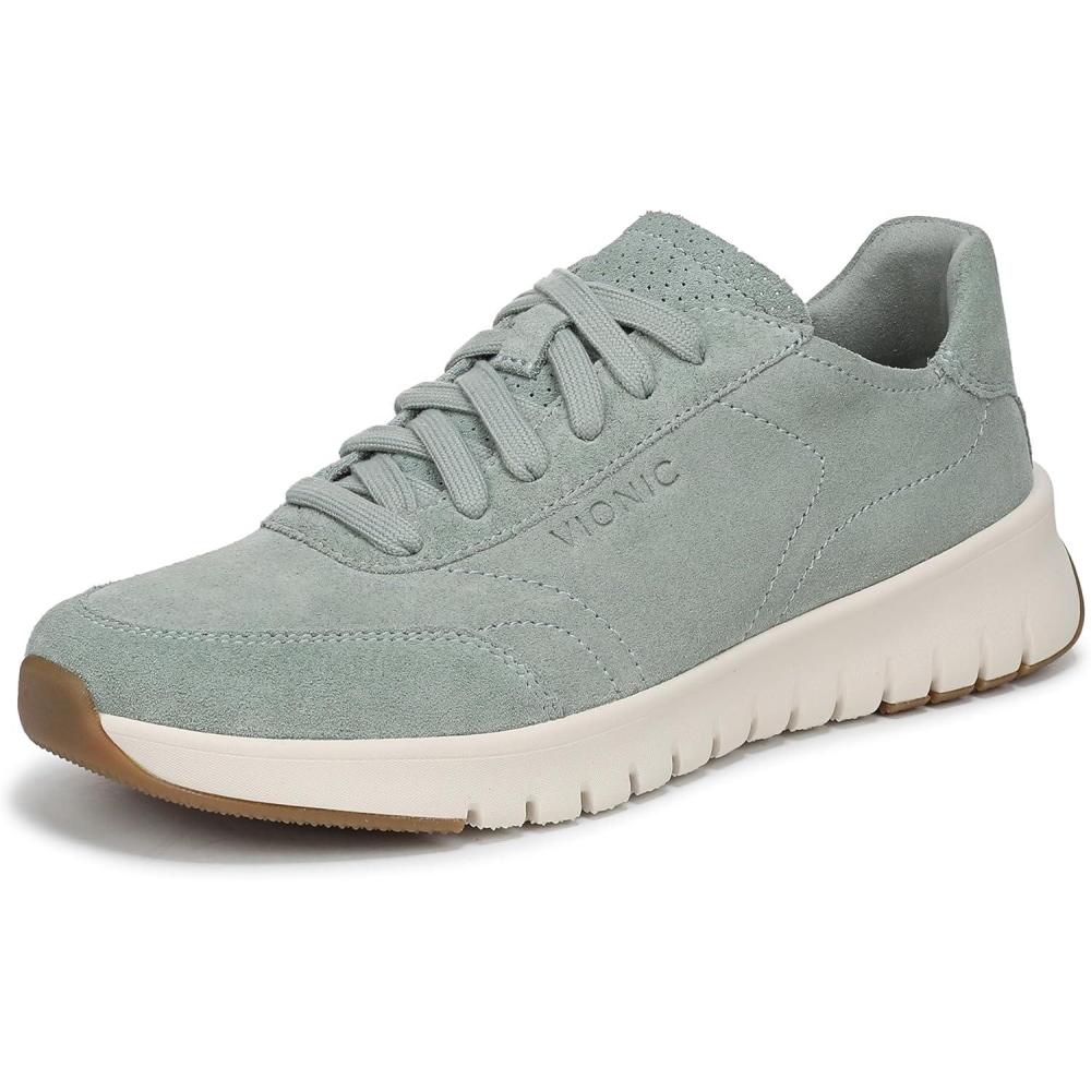 image:imageVionic Womens Uptown SneakerIceberg Green Suede