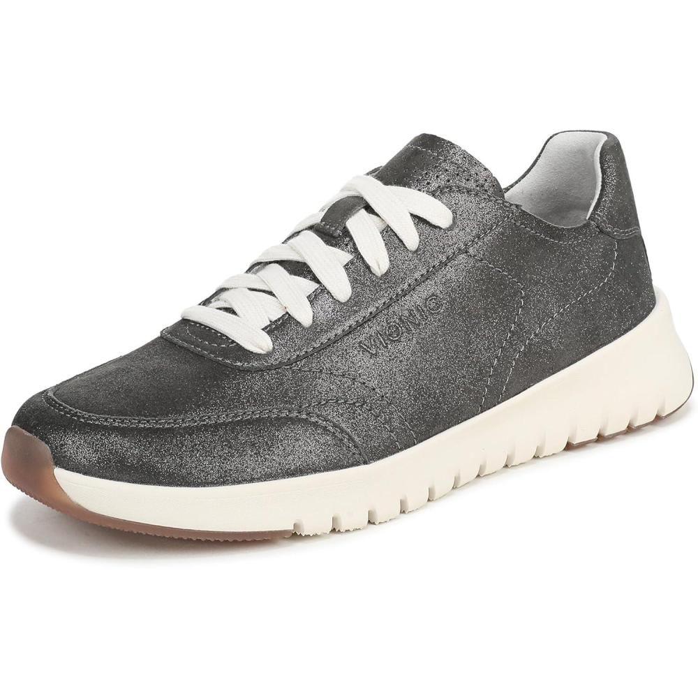 image:imageVionic Womens Uptown SneakerPolluted Silver Leather