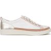 Vionic Womens Winny Knit(White & Gold Metallic Leather)