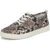 Ivory/Black Snake Canvas
