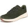 Vionic Women’s Uptown Sneaker(Olive Moss Snake Print Leather)