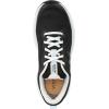 Vionic Womens Walk Quest(Black Faux Leather and Knit)