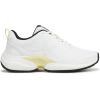 Vionic Womens Walk Quest(White/Black Leather and Knit)