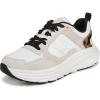 Vionic Unisex-Adult Walk Max(White/Leopard Mesh and Suede)