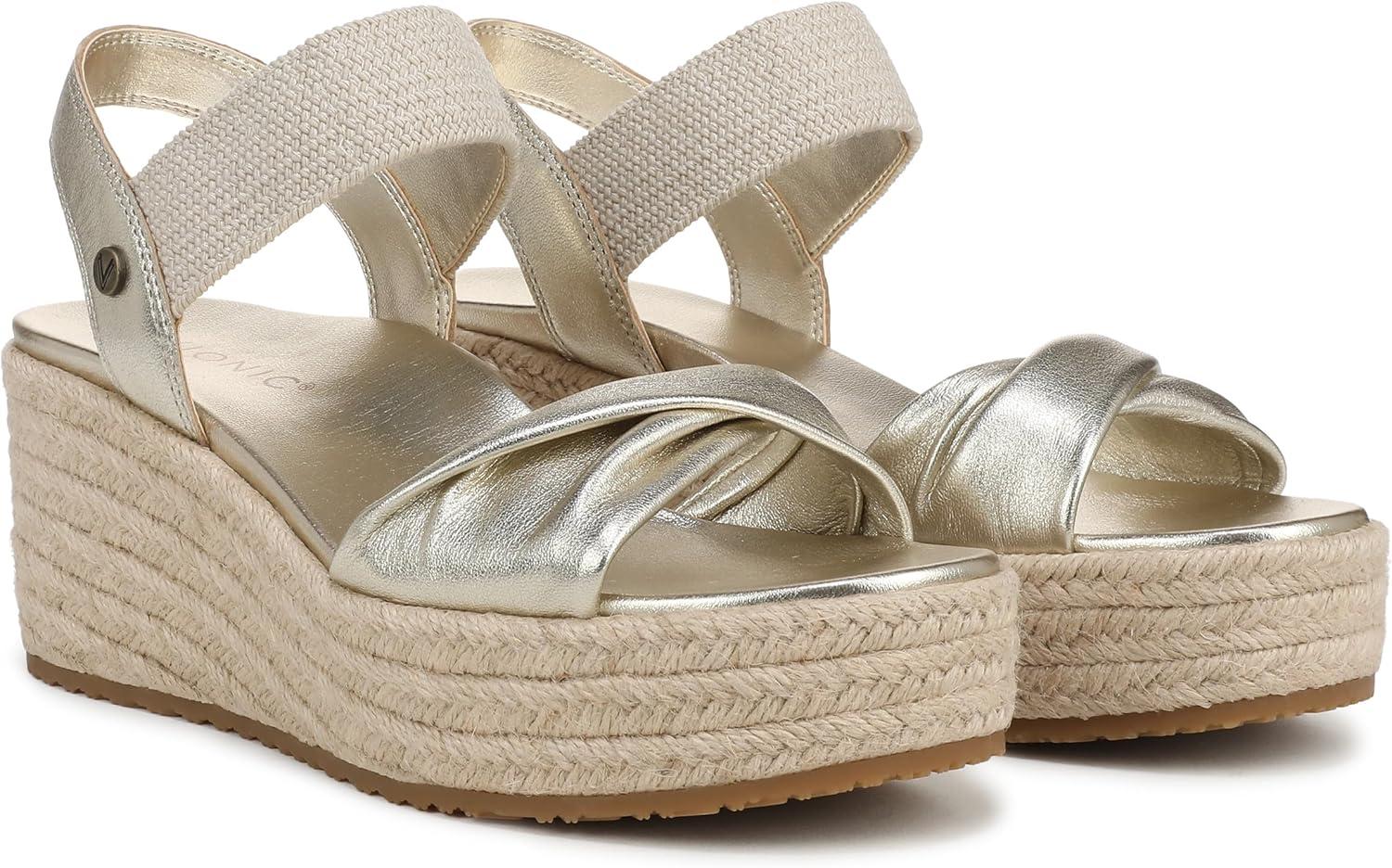 image:imageVionic Womens DarlaGold Metallic Leather