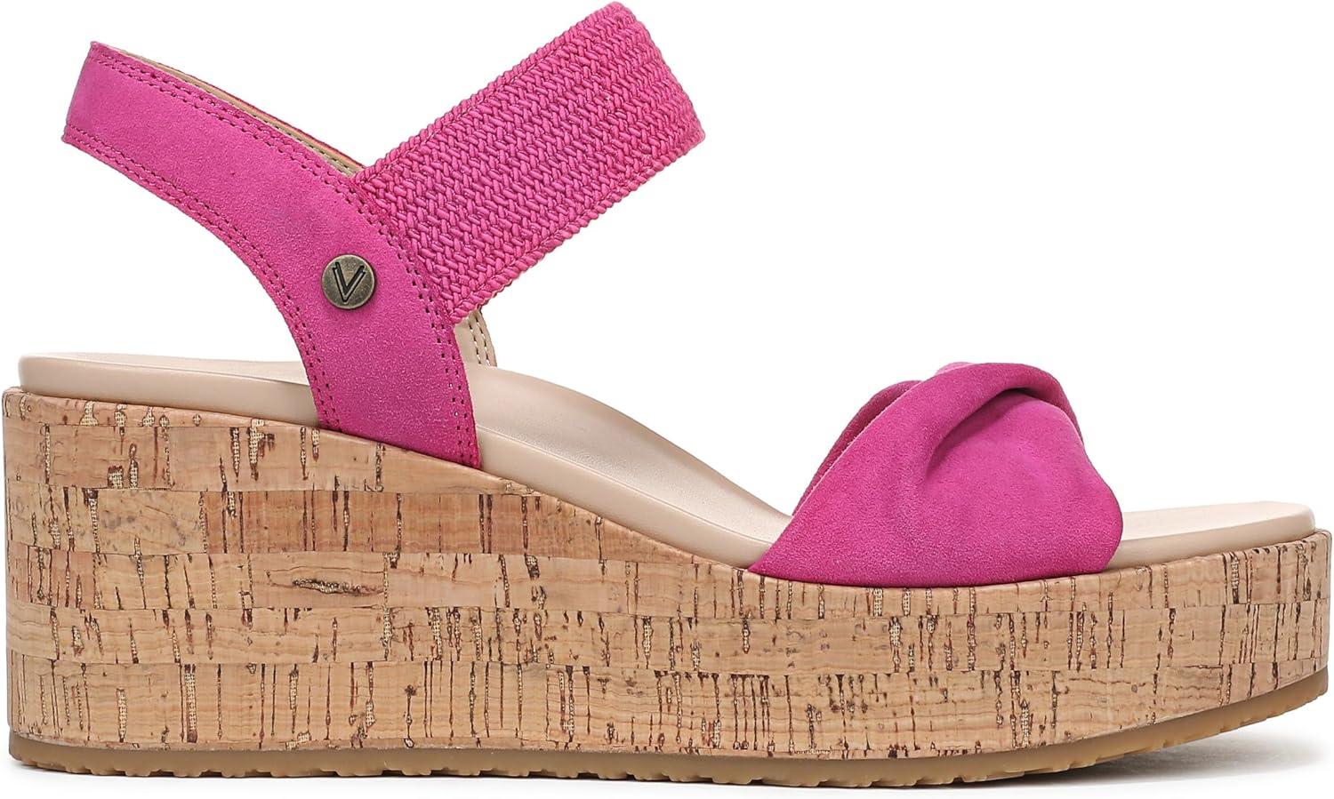 image:imageVionic Womens DarlaRose Violet Pink Leather and Suede