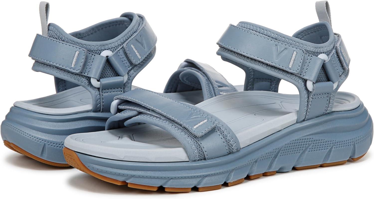 image:imageVionic Womens Walk Max WandererVintage Blue Haze Leather Mesh
