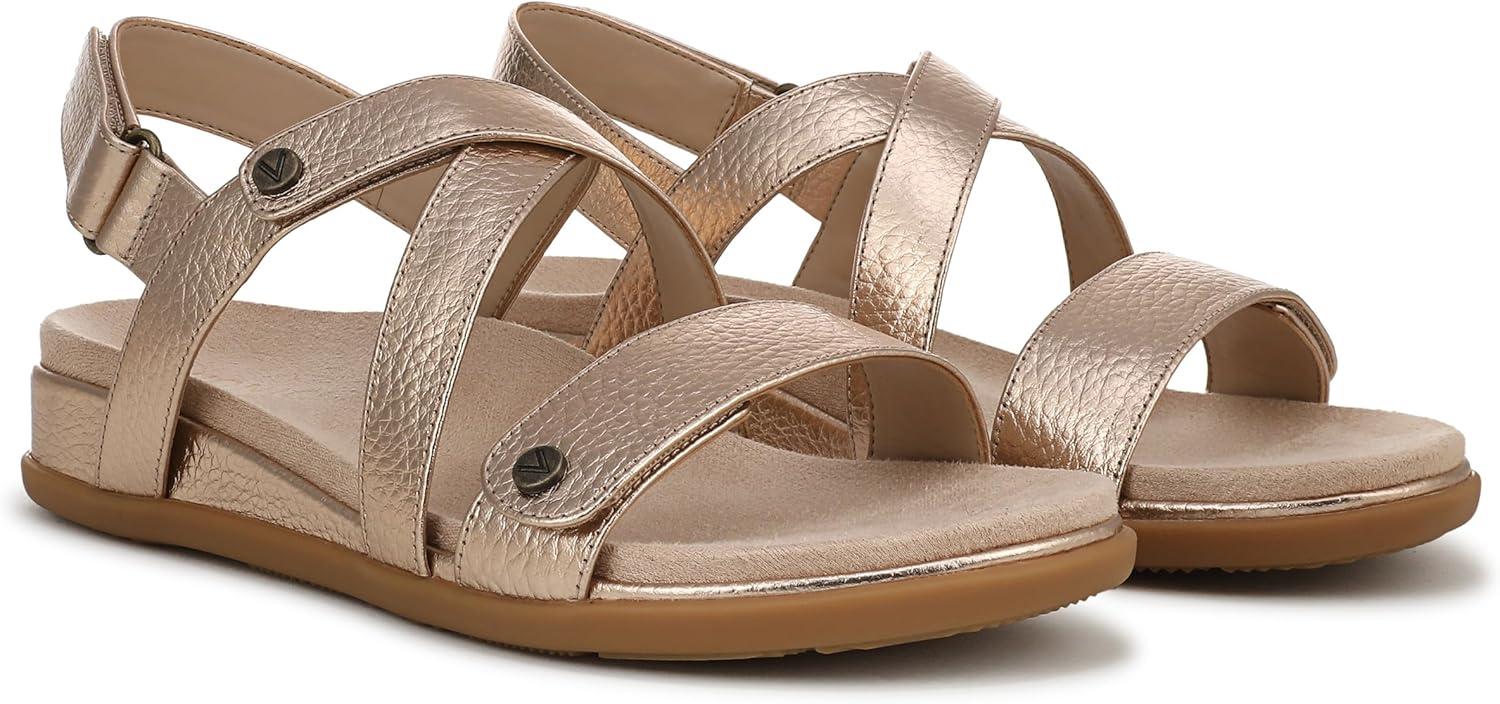 image:imageVionic womens Cypress Strappy SandalsBronze Leather