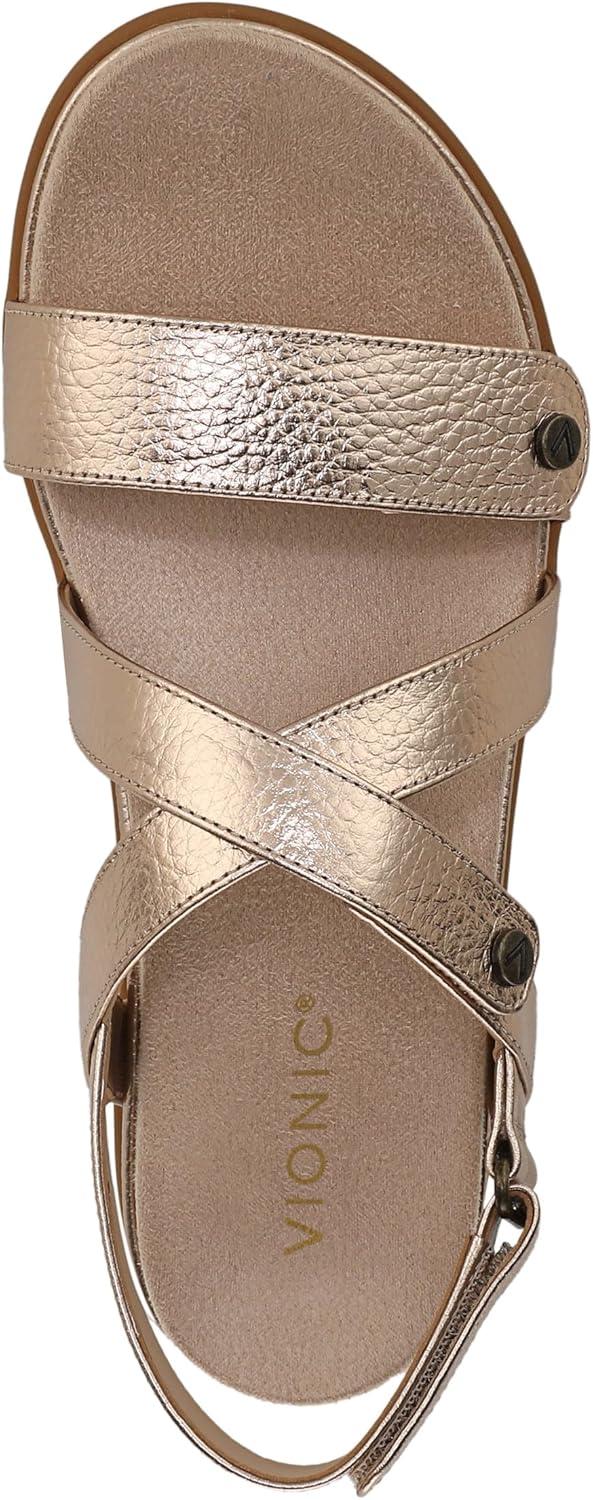 image:imageVionic womens Cypress Strappy SandalsBronze Leather