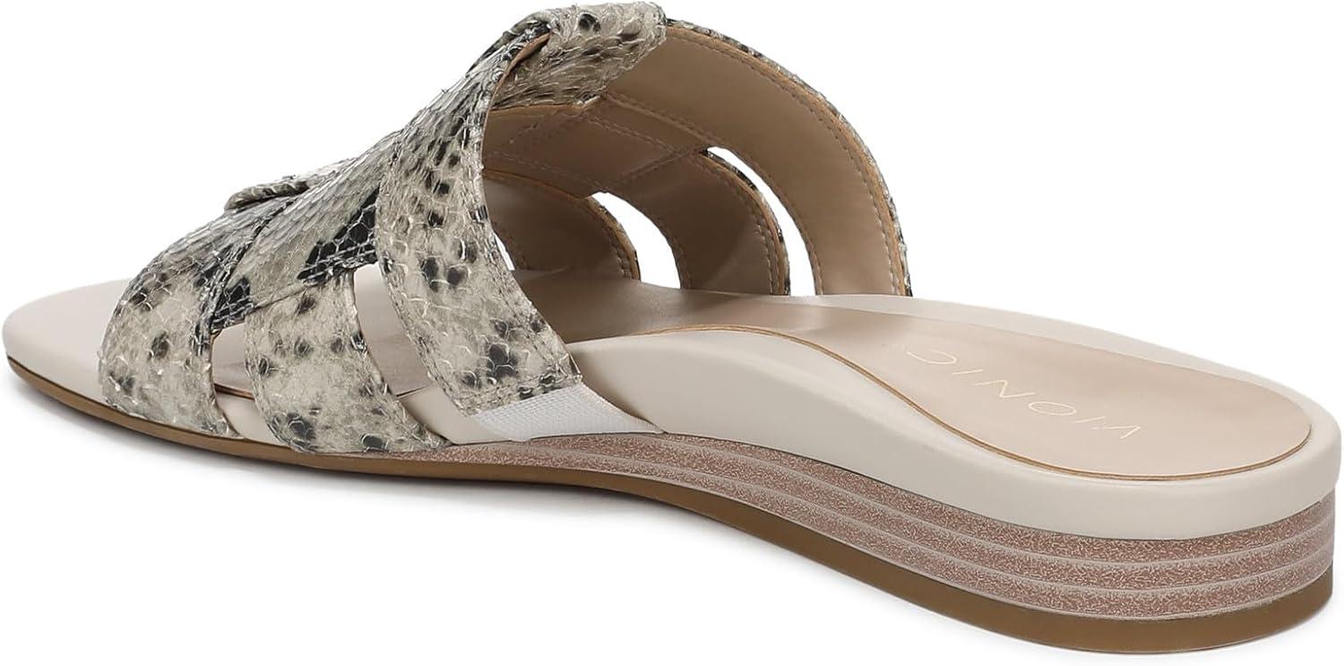 image:imageVionic womens GlendoraCream Snake Embossed Leather