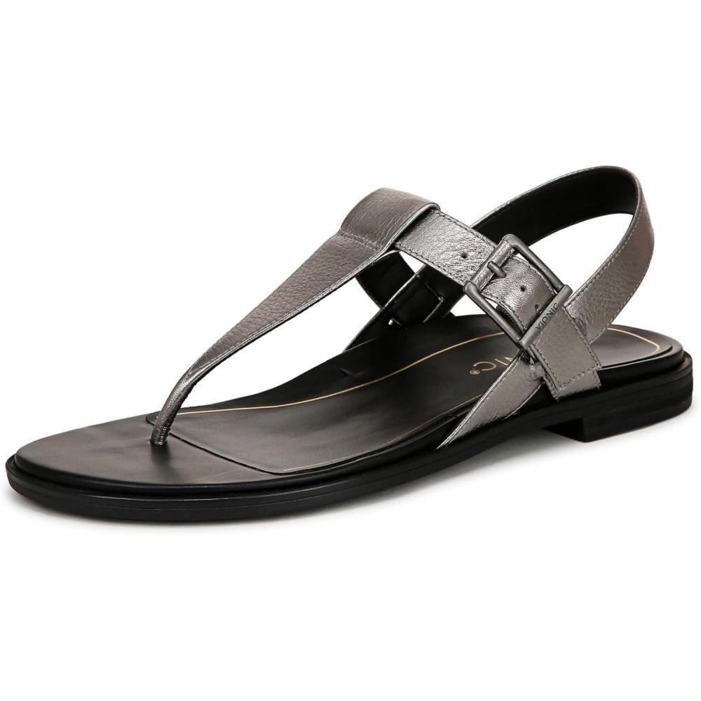 image:imageVionic Womens CoraPewter Metallic Leather