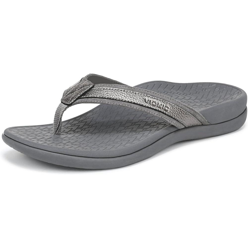 image:imageVionic Womens Tide 20Pewter Metallic Leather