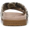 Vionic womens Etna(Cream Snake Embossed Leather)
