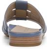 Vionic womens Glendora(Pacific Blue Leather)