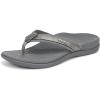 Vionic Women’s Tide 2.0(Pewter Metallic Leather)