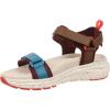 Ivory/Brown Multi Leather